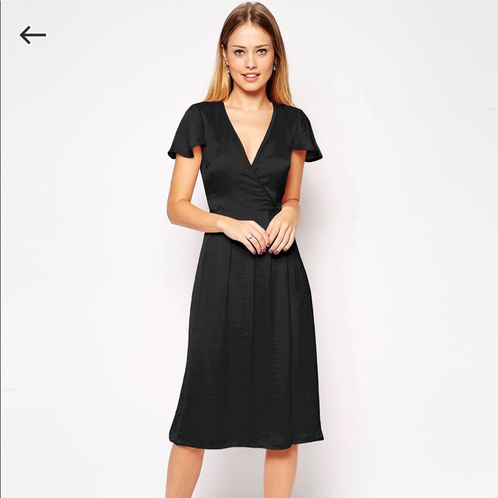 Black ASOS dress